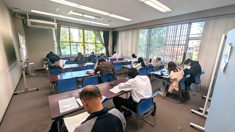 国立市中央図書館学習室